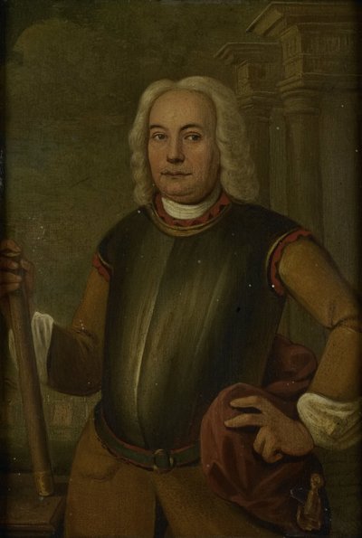 Portrait de Johannes Thedens, gouverneur général de la Compagnie néerlandaise des Indes orientales - Jacobus Oliphant