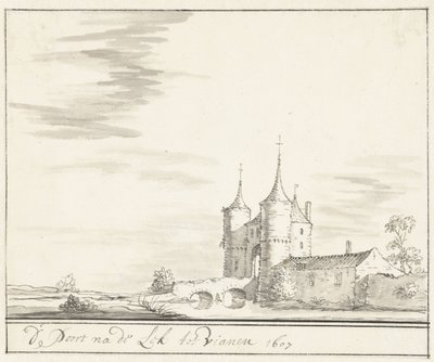 La porte sur la Lek à Vianen en 1607 - Jacobus Stellingwerff