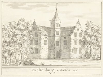 Le château Drakenburg près de Soestdijk - Jacobus Stellingwerff