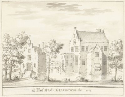 Le château Groenewoude près de Woudenberg, en 1382 - Jacobus Stellingwerff