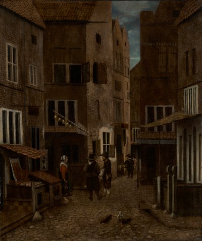 Scène de rue - Jacobus Vrel or Frel