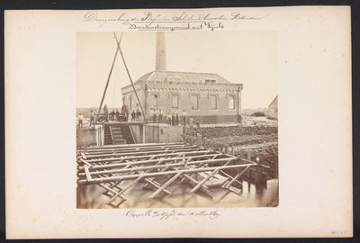 Station de pompage avec vis / Cappelle aan den IJssel le 14 mai 1869 - Jacobus van Gorkom jr.