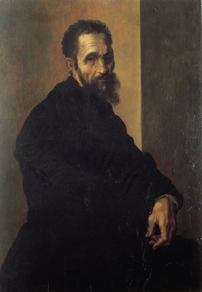 Portrait de Michelangelo Buonarroti dit Michel-Ange - Jacopino del Conte