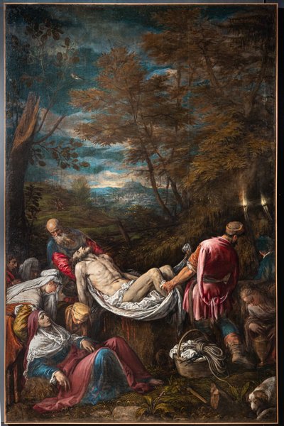 Enterrement du corps du Christ - Jacopo (1510 92) Bassano