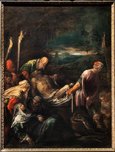 Enterrement du corps du Christ, vers 1580 - Jacopo (1510 92) Bassano