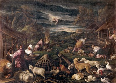 Noé après le déluge - Jacopo Bassano