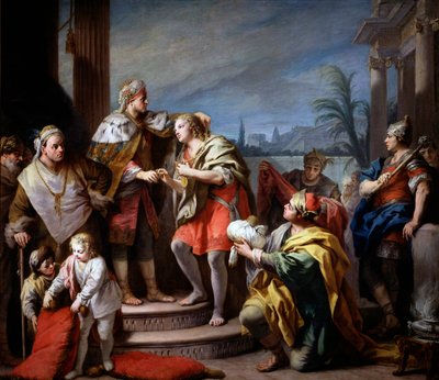 Joseph devant Pharaon - Jacopo Amigoni