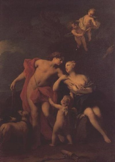 Vénus et Adonis, vers 1740 - Jacopo Amigoni