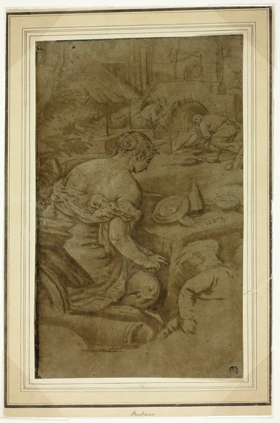 Allégorie du feu (Vénus dans la forge de Vulcain) - Jacopo Bassano