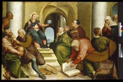 Le Christ parmi les docteurs, 16ème siècle - Jacopo Bassano