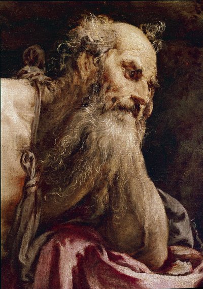 Saint Jérôme en méditation - Jacopo Bassano