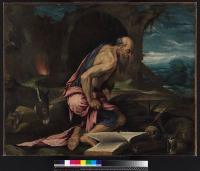 Saint Jérôme dans le désert, 1562 - Jacopo Bassano