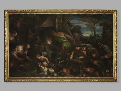 La Forge de Vulcain - Jacopo Bassano