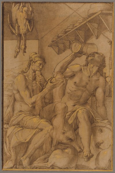 Allégorie de la gourmandise - Jacopo Ligozzi