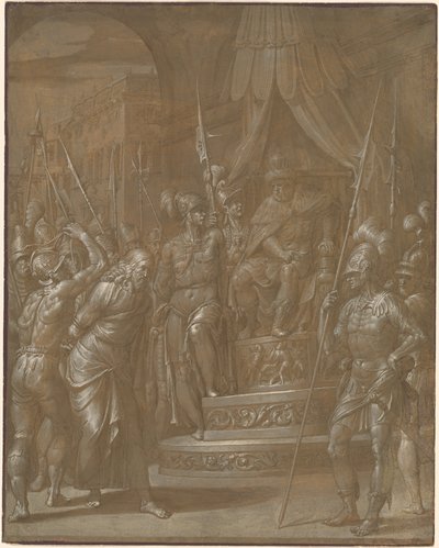 Le Christ devant Hérode - Jacopo Ligozzi