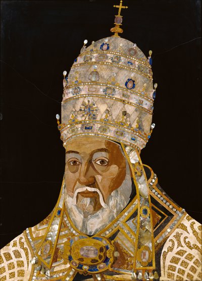 Portrait du pape Clément VIII, 1600-1 - Jacopo Ligozzi
