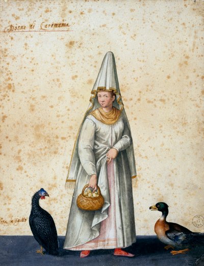Paysanne turque, dessin de Jacopo Ligozzi - Jacopo Ligozzi