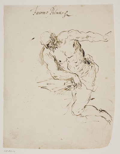 Saint Jérôme à genoux lisant - Jacopo Palma