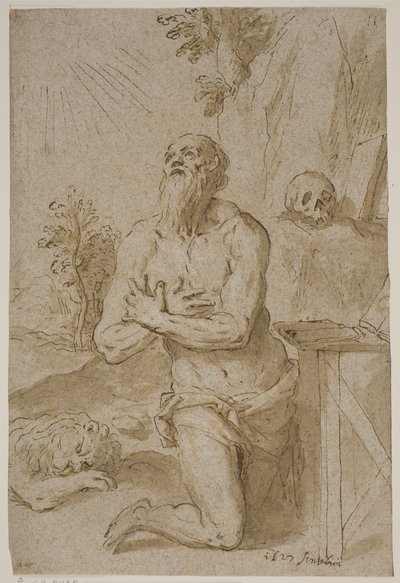 Saint Jérôme dans le désert - Jacopo Palma