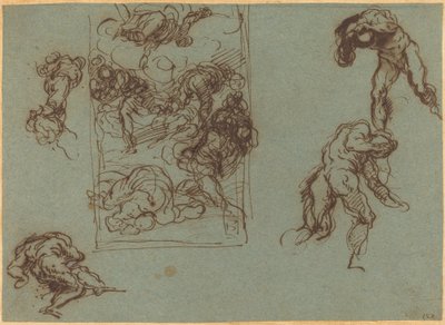 Études de figures - Jacopo Palma il Giovane