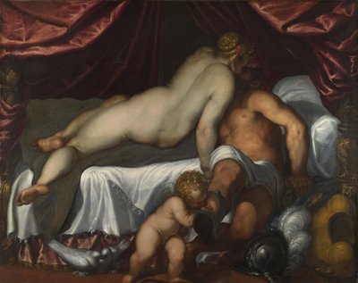 Mars et Vénus, vers 1590 - Jacopo Palma il Giovane the Younger