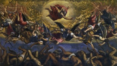 La Chute des anges rebelles, c. 1615-1620 - Jacopo Palma il Giovane the Younger