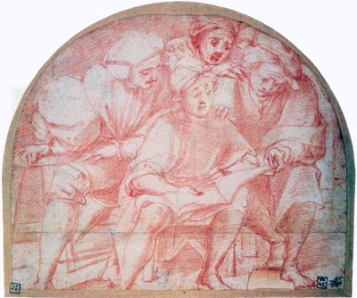 Quatre courtisans, vers 1514-1557 - Jacopo Pontormo
