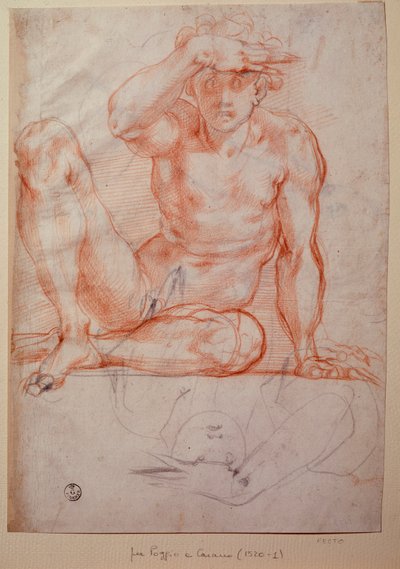 Homme nu - Jacopo Pontormo