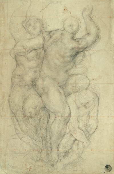 Étude pour un groupe de nus - Jacopo Pontormo