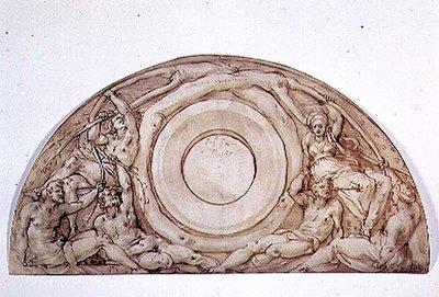 Étude pour une lunette - Jacopo Pontormo