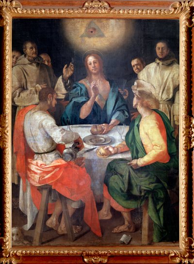 Le souper à Emmaüs - Jacopo Pontormo