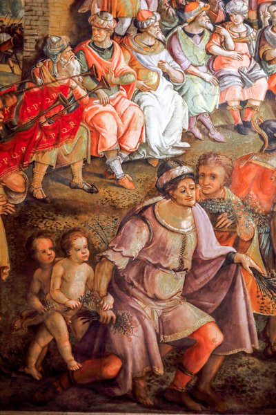 Hannibal et la guerre punique (détail) - Jacopo Ripanda