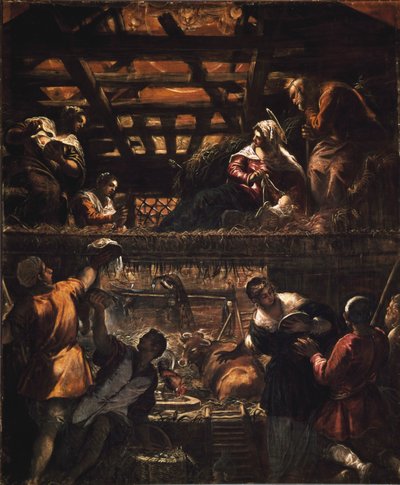 Adoration des bergers - Jacopo Robusti Tintoretto