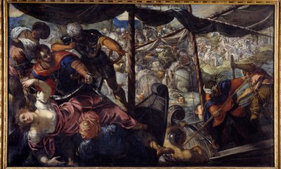 Bataille entre Turcs et Chrétiens - Jacopo Robusti Tintoretto