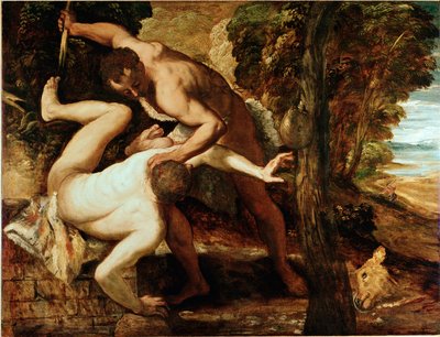 Caïn tuant Abel - Jacopo Robusti Tintoretto