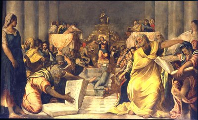 Le Christ parmi les docteurs - Jacopo Robusti Tintoretto