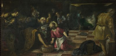 Le Christ lavant les pieds des disciples, vers 1575 - Jacopo Robusti Tintoretto
