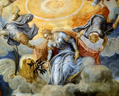 Le Doge Niccolo da Ponte recevant une branche d
