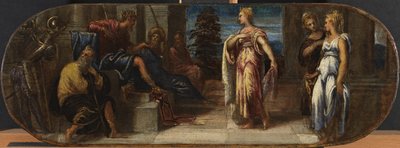 Esther et Assuérus ou Salomon et la Reine de Saba, 1545 - Jacopo Robusti Tintoretto