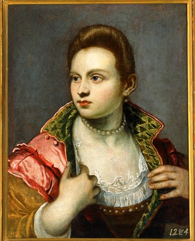 Portrait de femme, prolongé ... - Jacopo Robusti Tintoretto