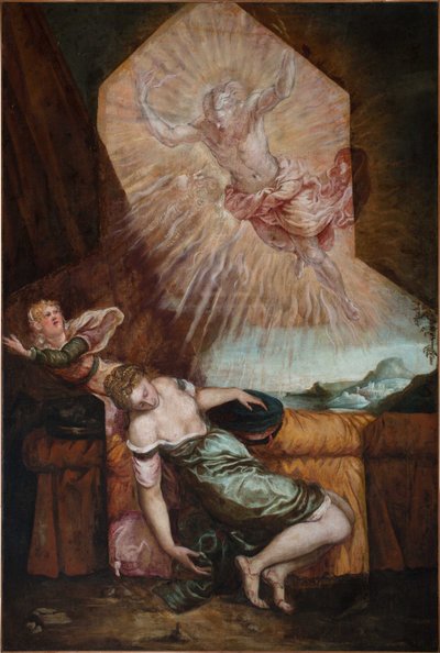 Jupiter et Sémélé - Jacopo Robusti Tintoretto