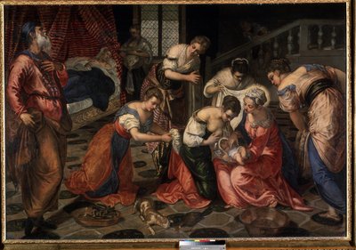 La nativité de Saint Jean Baptiste - Jacopo Robusti Tintoretto