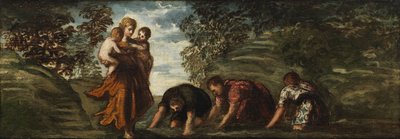 Latone transformant les paysans lyciens en grenouilles - Jacopo Robusti Tintoretto