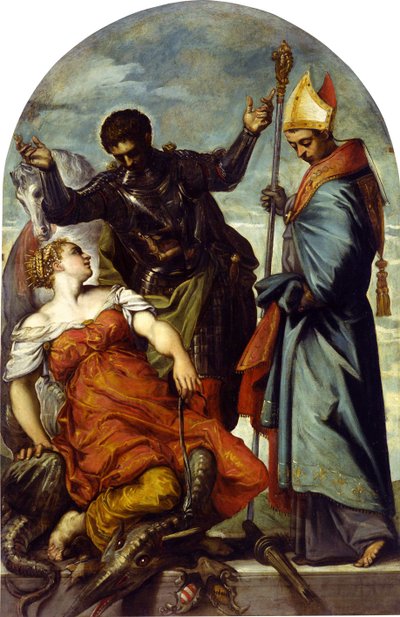 Saint Louis de Toulouse et Saint Georges, 1552 - Jacopo Robusti Tintoretto