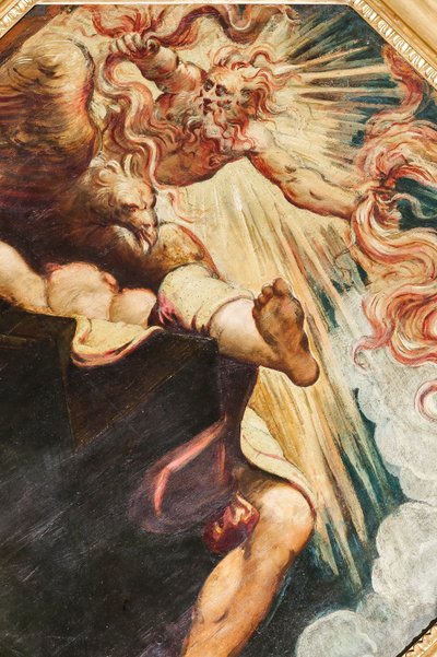 Sémélé brûlée par Jupiter, c.1541 - Jacopo Robusti Tintoretto