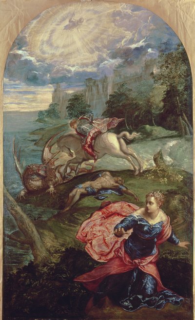 Saint Georges et le Dragon - Jacopo Robusti Tintoretto