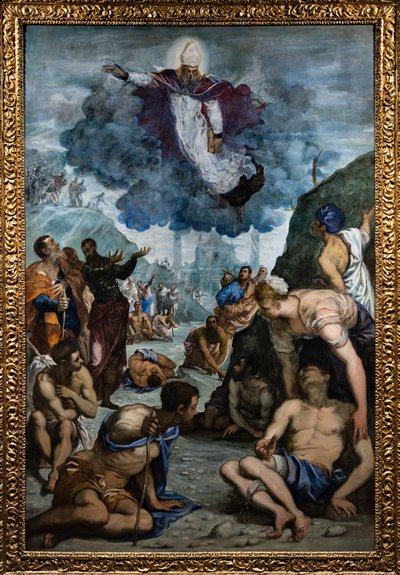 Saint Augustin guérit le boiteux - Jacopo Robusti Tintoretto