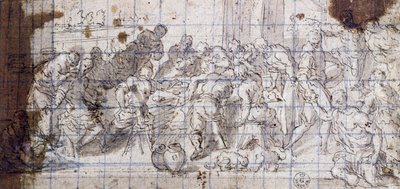 Étude pour les Noces de Cana - Jacopo Robusti Tintoretto