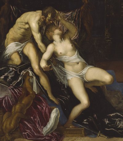 Tarquin et Lucrèce, c.1578-80 - Jacopo Robusti Tintoretto