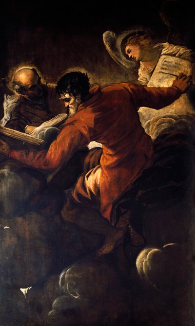 Les Évangélistes Luc et Matthieu - Jacopo Robusti Tintoretto